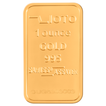 شمش یک اونس طلا عیار ۹۹۵ زیوتو