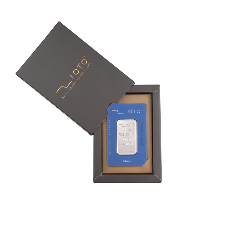 شمش یک اونس نقره عیار ۹۹۹/۹ زیوتو