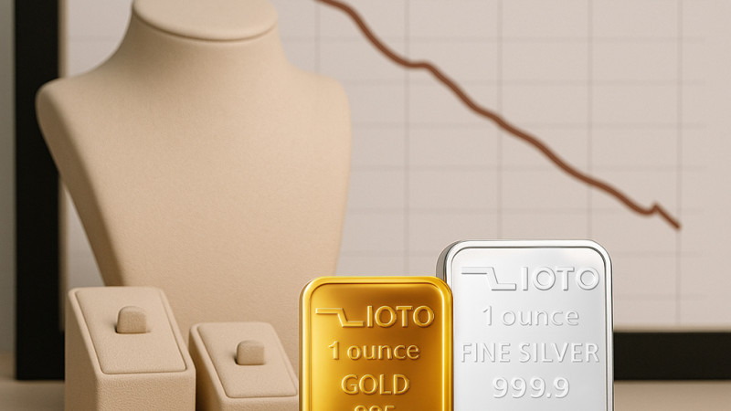 تغییرات تقاضا در بخش جواهرات؛ چرا شمش‌های طلا و نقره Zioto جایگزین هوشمندانه‌ای هستند؟