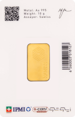 شمش طلا ۱۰ گرم عیار ۹۹۵ زیوتو - تصویر 2