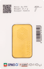 شمش طلا ۱ اونس عیار ۹۹۵ زیوتو - تصویر 2