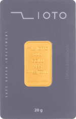 شمش طلا ۲۰ گرم عیار ۹۹۵ زیوتو