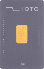 شمش طلا ۵ گرم عیار ۹۹۵ زیوتو