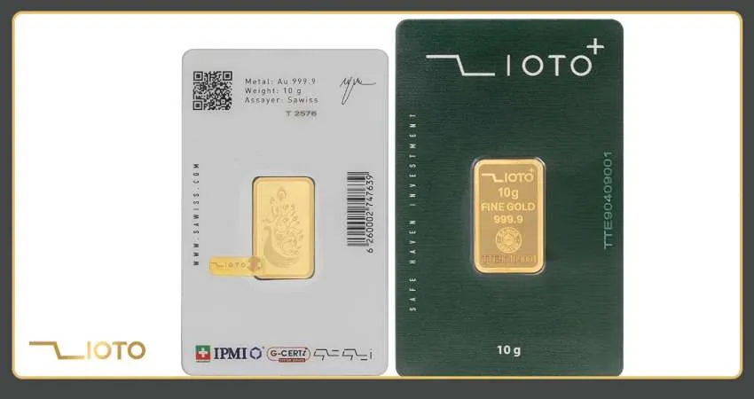 شمش طلا ده گرمی