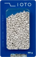 ساچمه نقره 100 گرم عیار 999.9