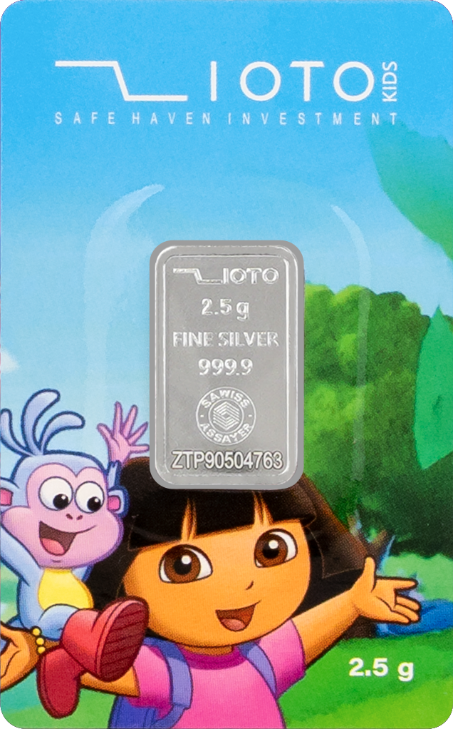 شمش نقره زیوتو مدل Dora
