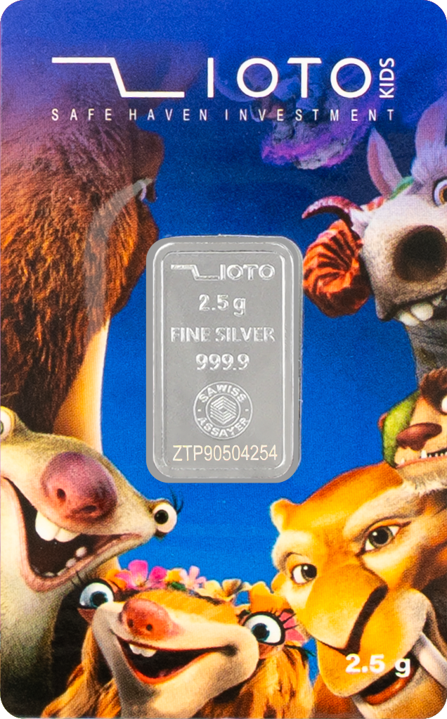 شمش نقره زیوتو مدل Ice Ages