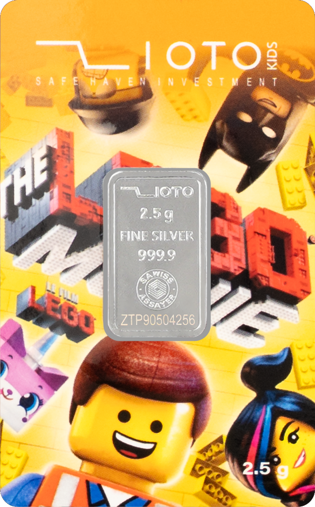 شمش نقره زیوتو مدل Lego