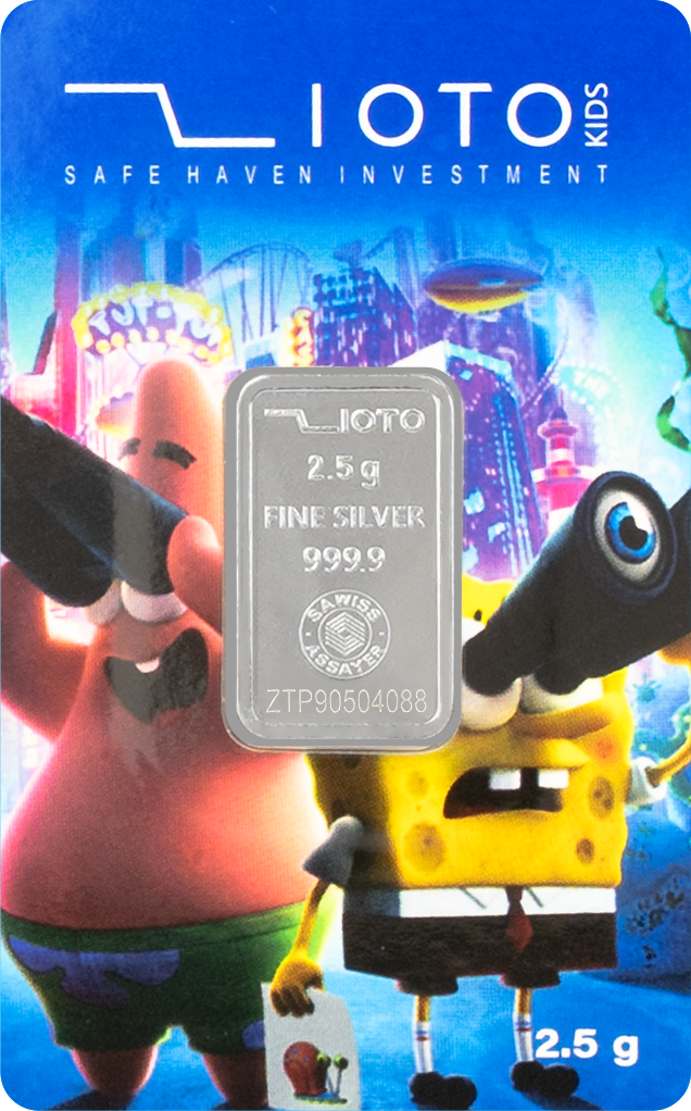 شمش نقره زیوتو مدل SpongeBob